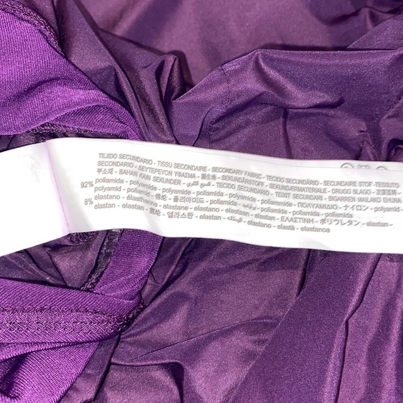 ZARA bodysuit button down long balloon  sleeves Purple Size Small - Picture 15 of 17